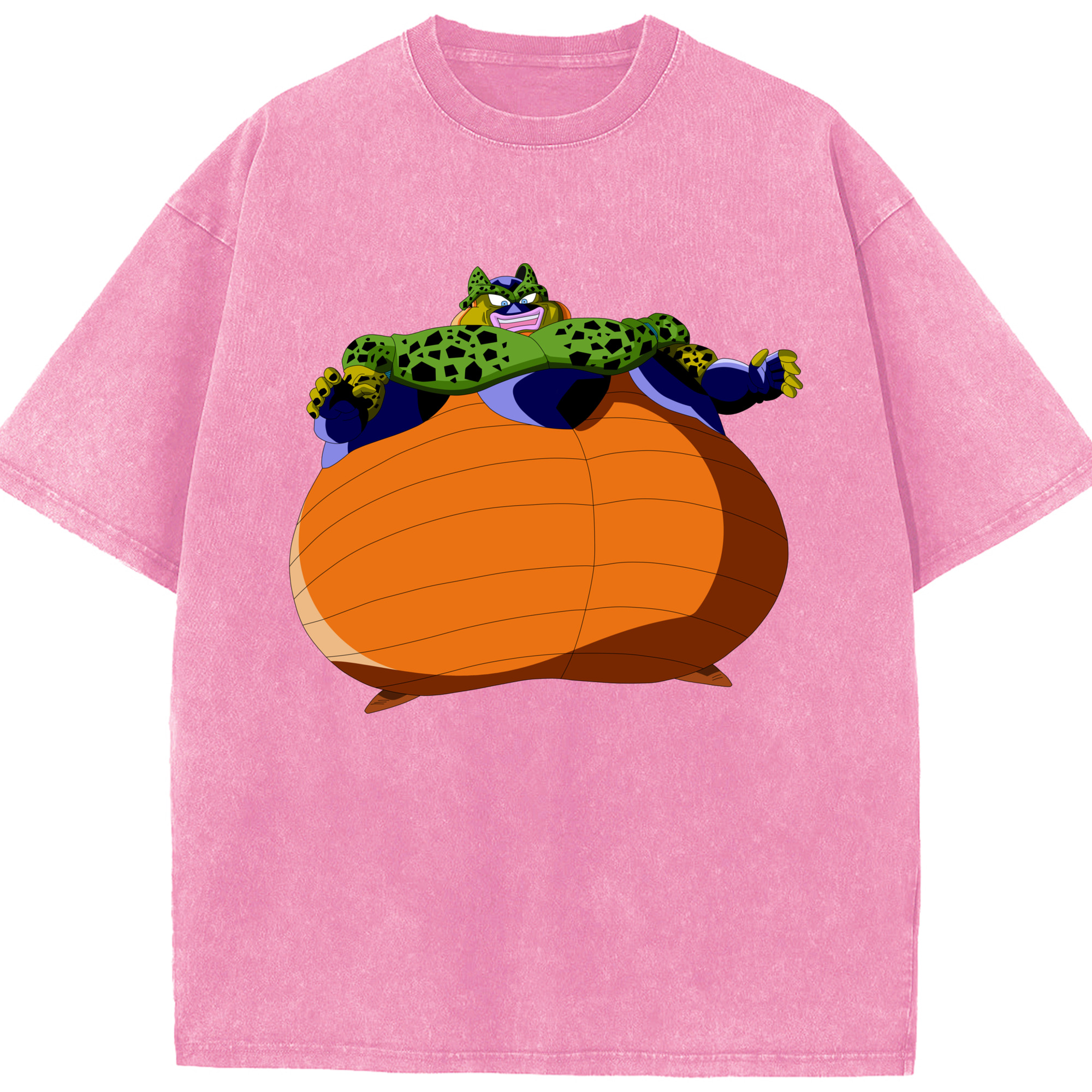 （画像用） ドラゴンボール セル DRAGON BALL Cell 綿100% ヴィンテージ風 半袖Tシャツ（フロントプリント）